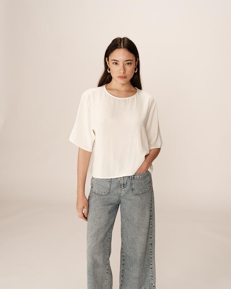 Grace & Mila TOP ECRU PAPRIKA