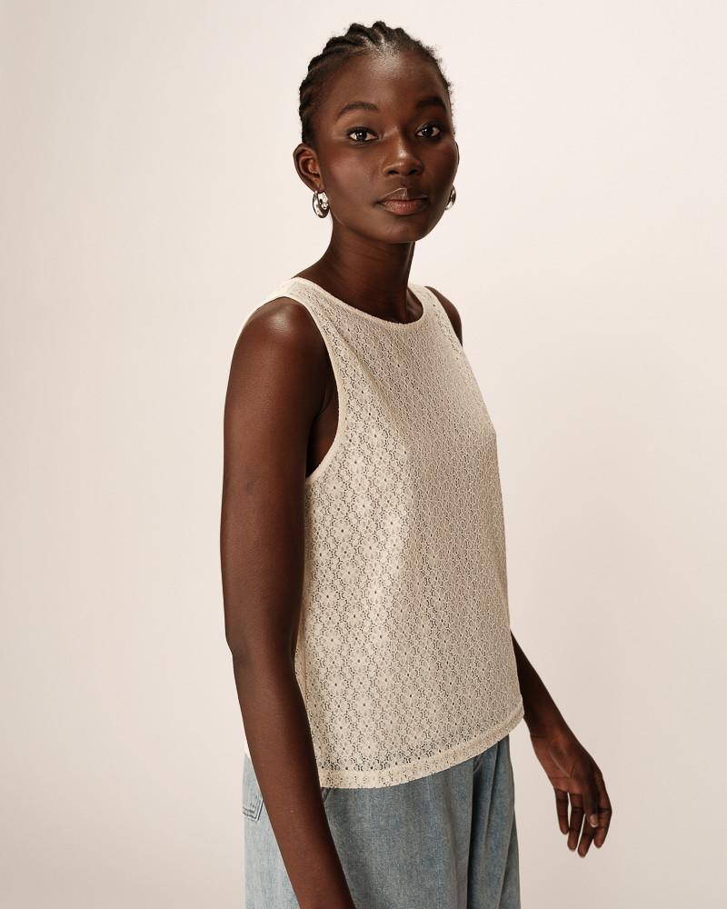 Grace & Mila TOP ECRU PASSIONNEE