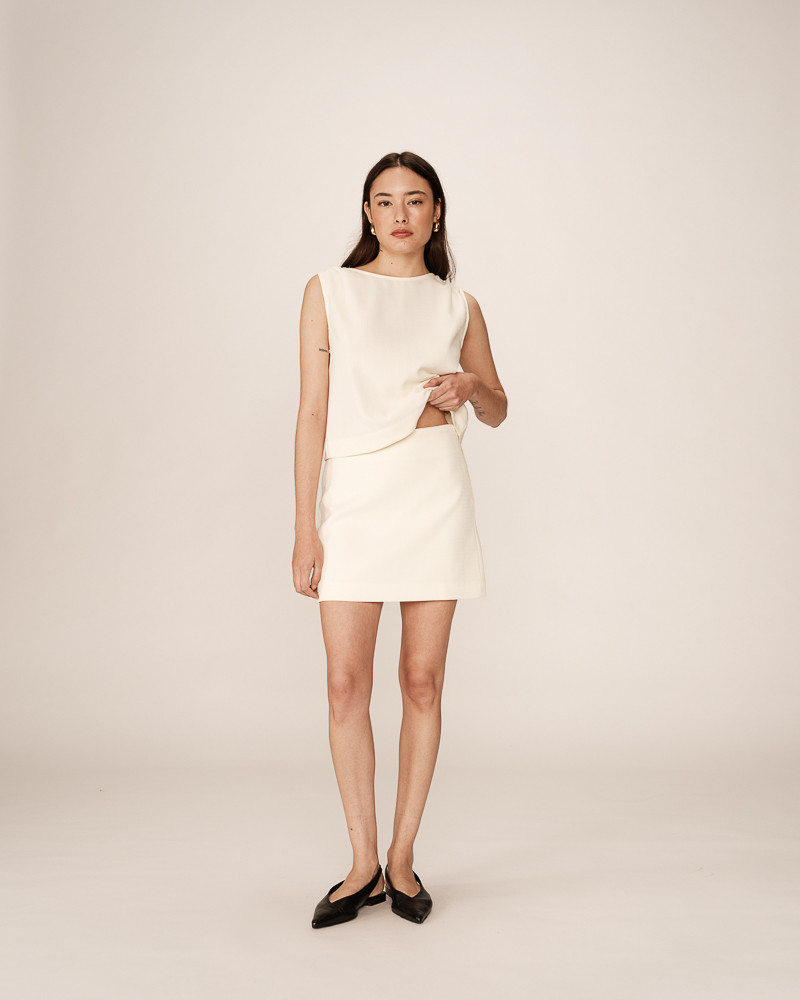 Grace & Mila TOP ECRU PAUME