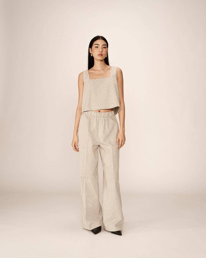 Grace & Mila TOP ECRU PEANUT