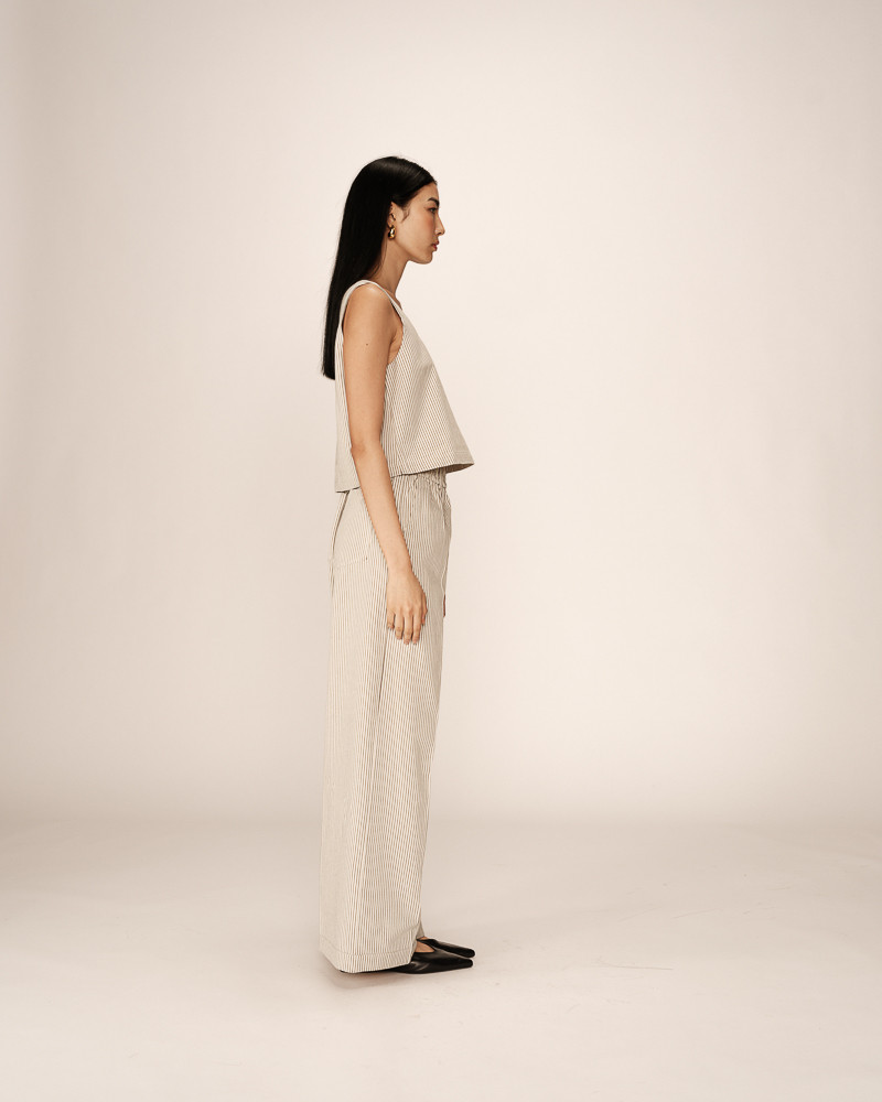 Grace & Mila TOP ECRU PEANUT