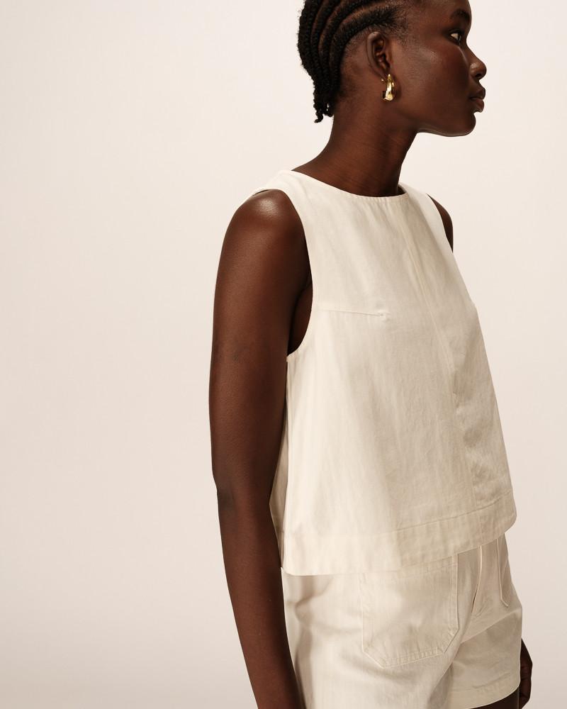 Grace & Mila TOP ECRU PEPINO