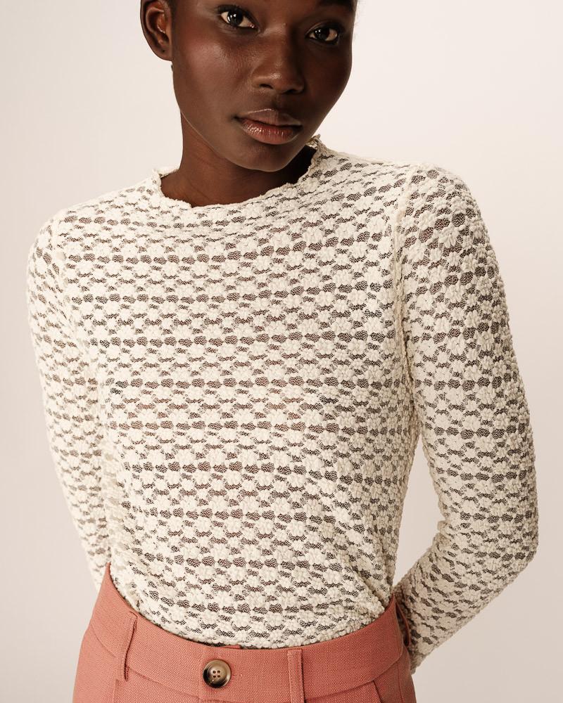 grace & mila TOP ECRU PRAIRIE