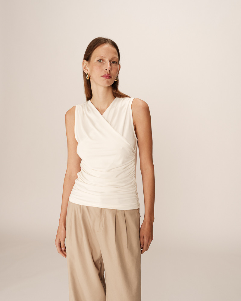 grace & mila TOP ECRU PURE