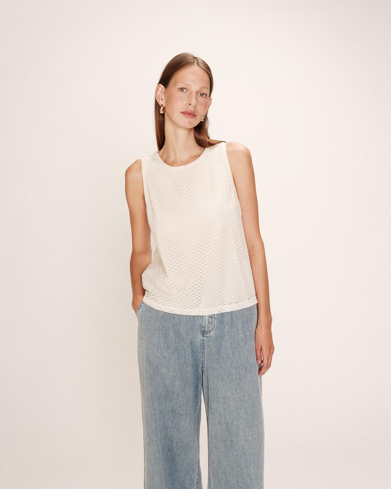 Grace & Mila TOP ECRU RITUAL