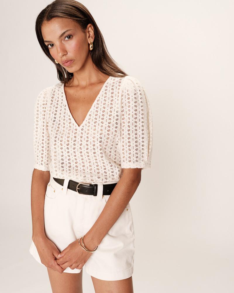 Grace & Mila TOP ECRU ROMEO
