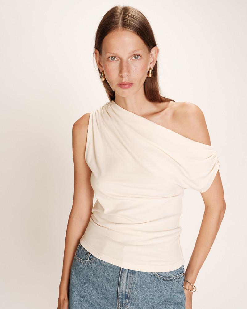 grace & mila TOP ECRU ROTONDE