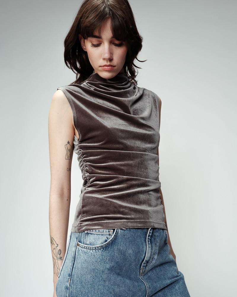 grace & mila TOP GRIS ODESSA