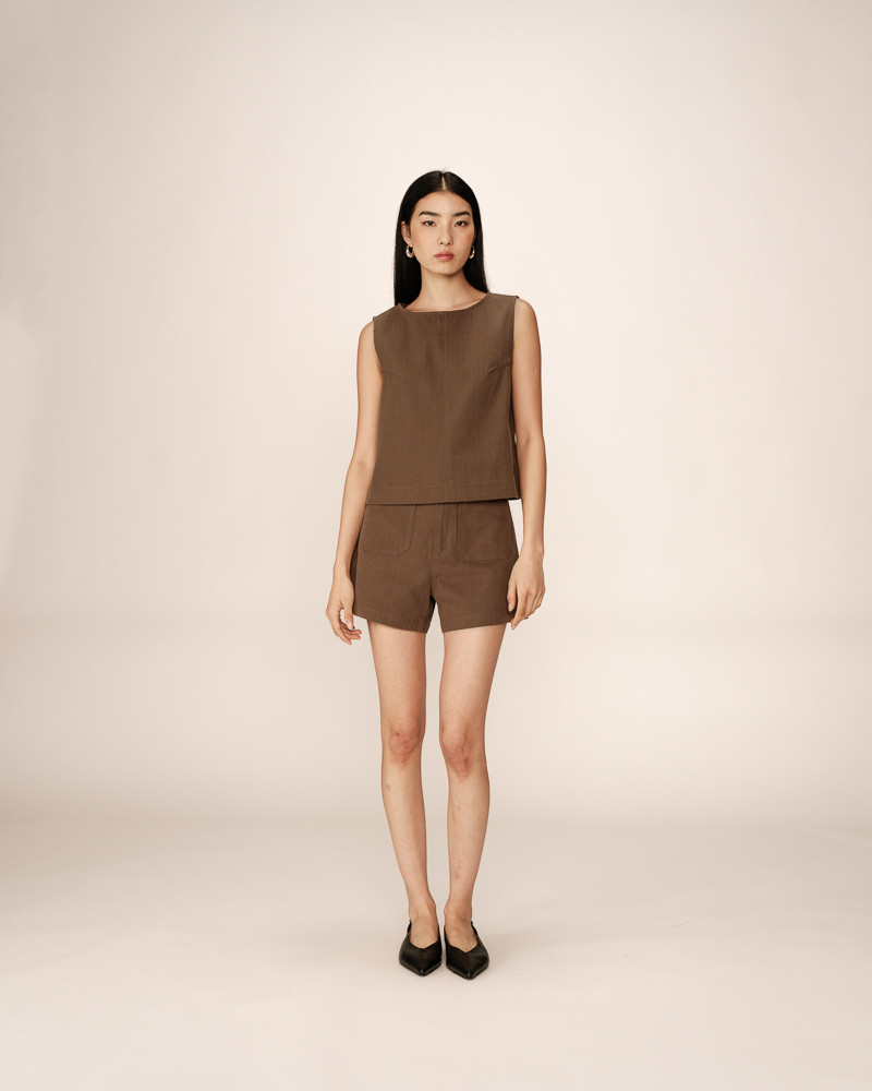 Grace & Mila TOP KAKI PEPINO