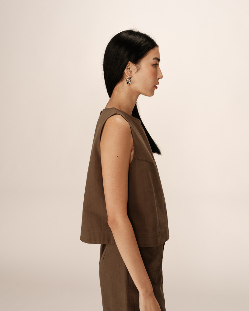 Grace & Mila TOP KAKI PEPINO