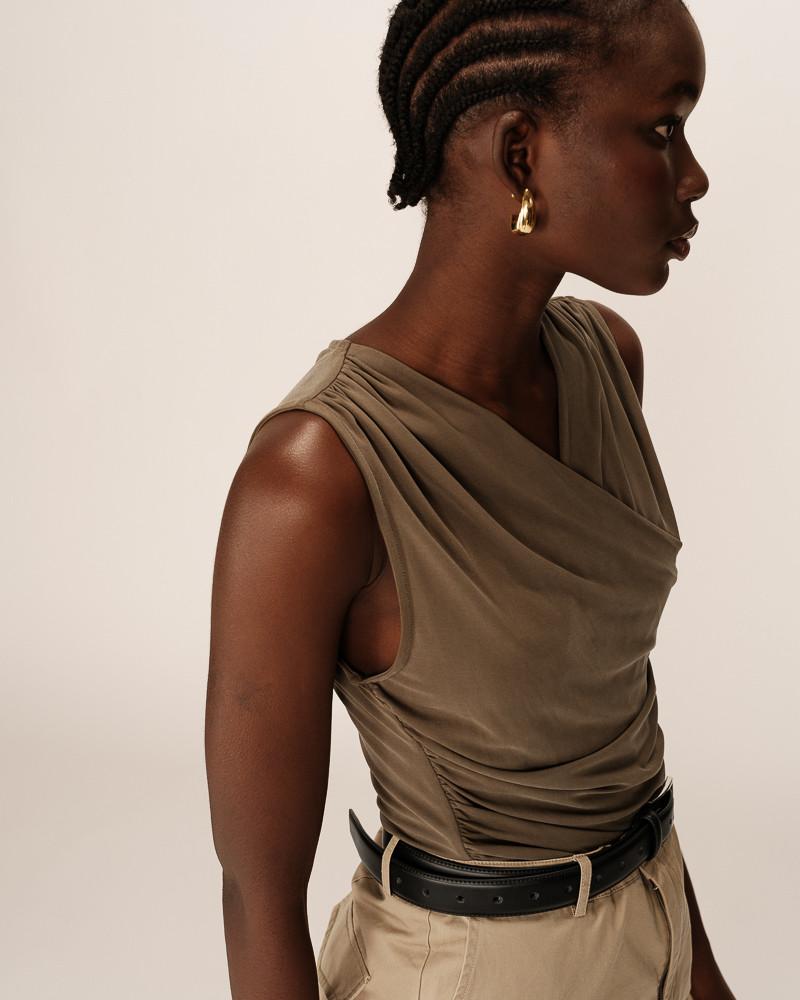 Grace & Mila TOP KAKI PURE