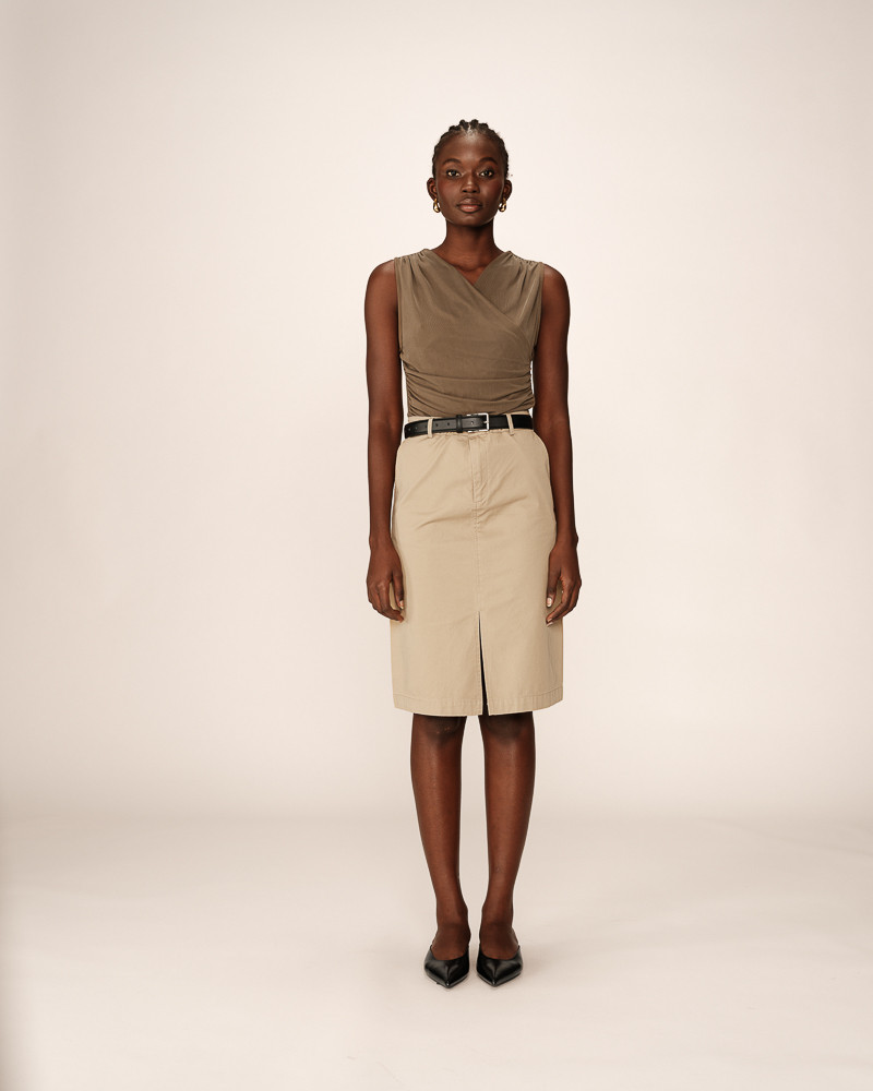 Grace & Mila TOP KAKI PURE