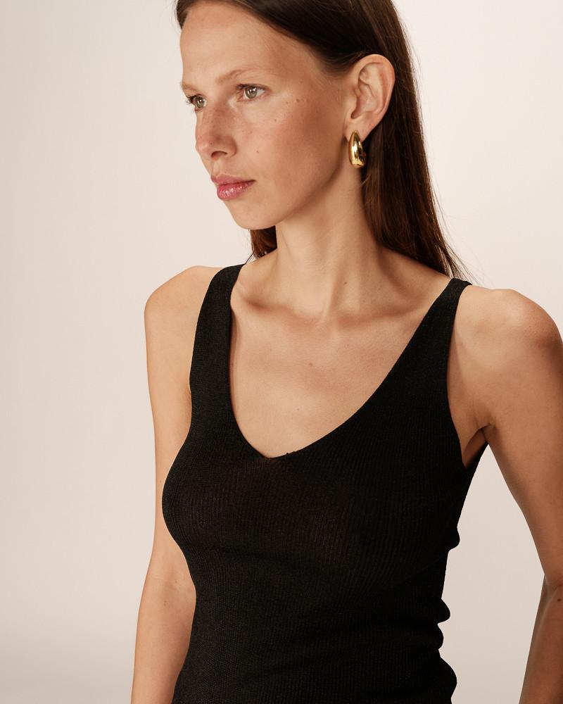 Grace & Mila TOP NOIR PAILLETTE