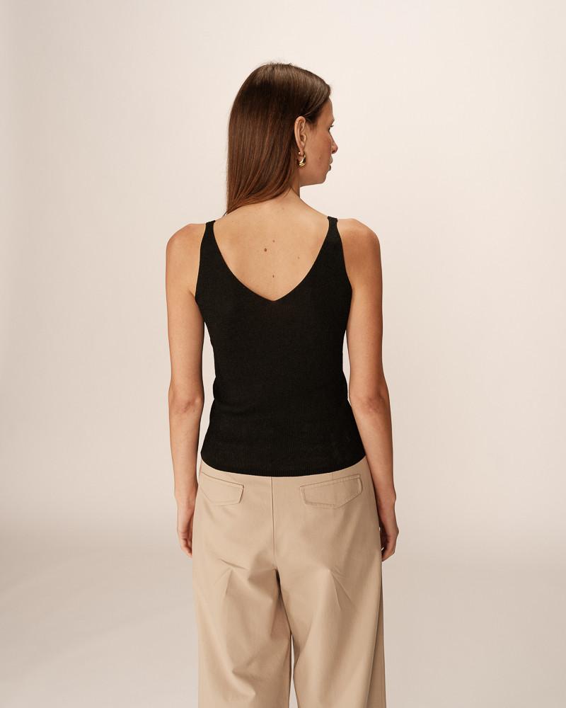 Grace & Mila TOP NOIR PAILLETTE