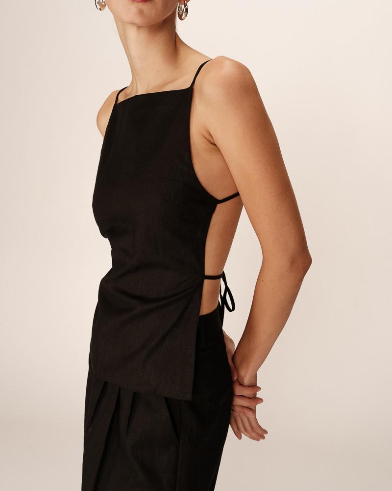 Grace & Mila TOP NOIR PESTO