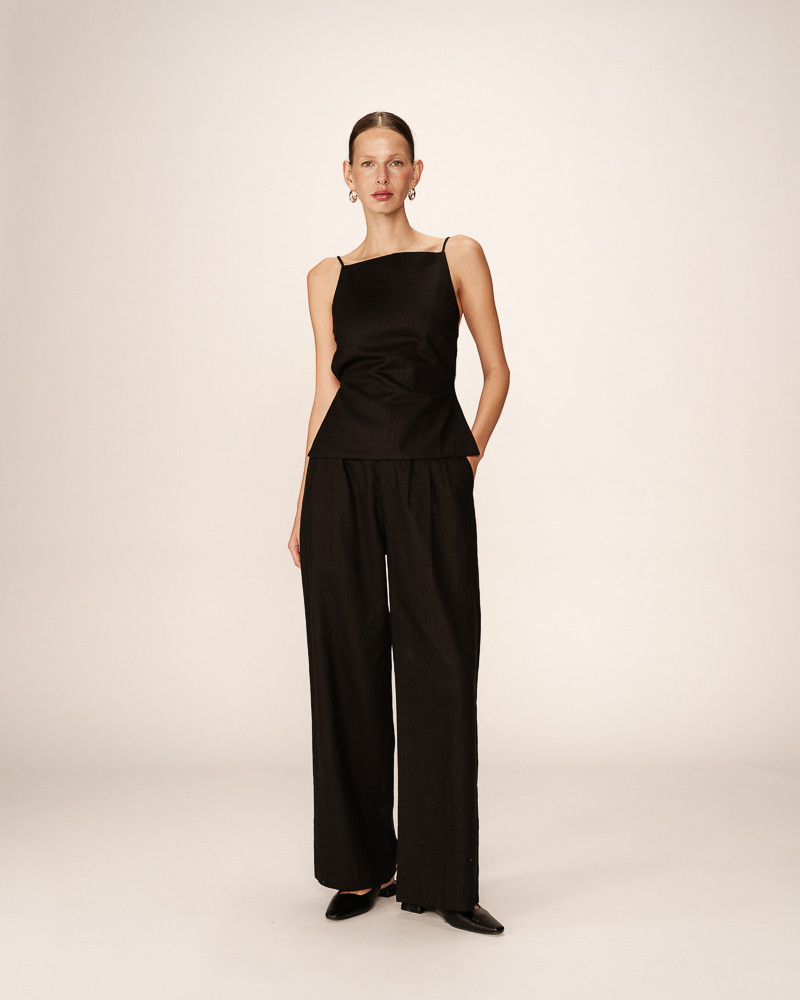 Grace & Mila TOP NOIR PESTO