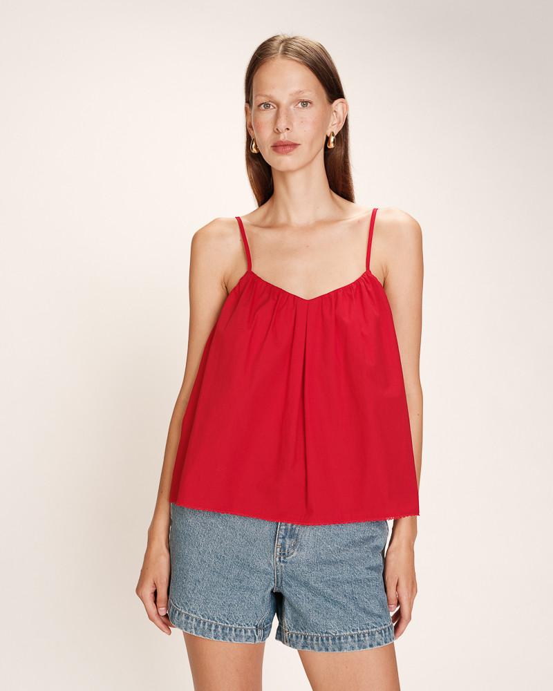 grace & mila TOP ROUGE REAL