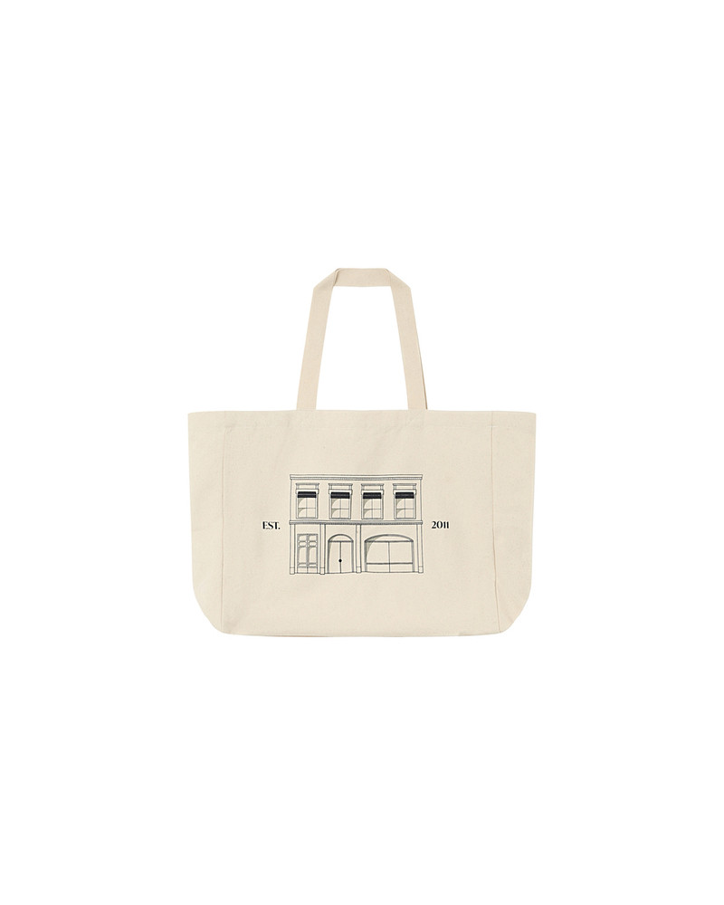 grace & mila TOTE BAG ECRU PARISIEN