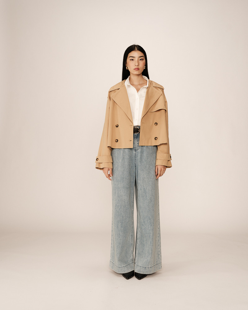 Grace & Mila TRENCH CAMEL PRINTEMPS