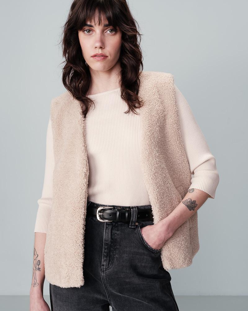 grace & mila VESTE BEIGE NIU