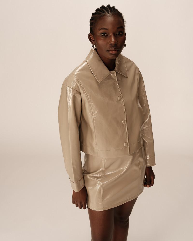 Grace & Mila VESTE BEIGE POUDRE