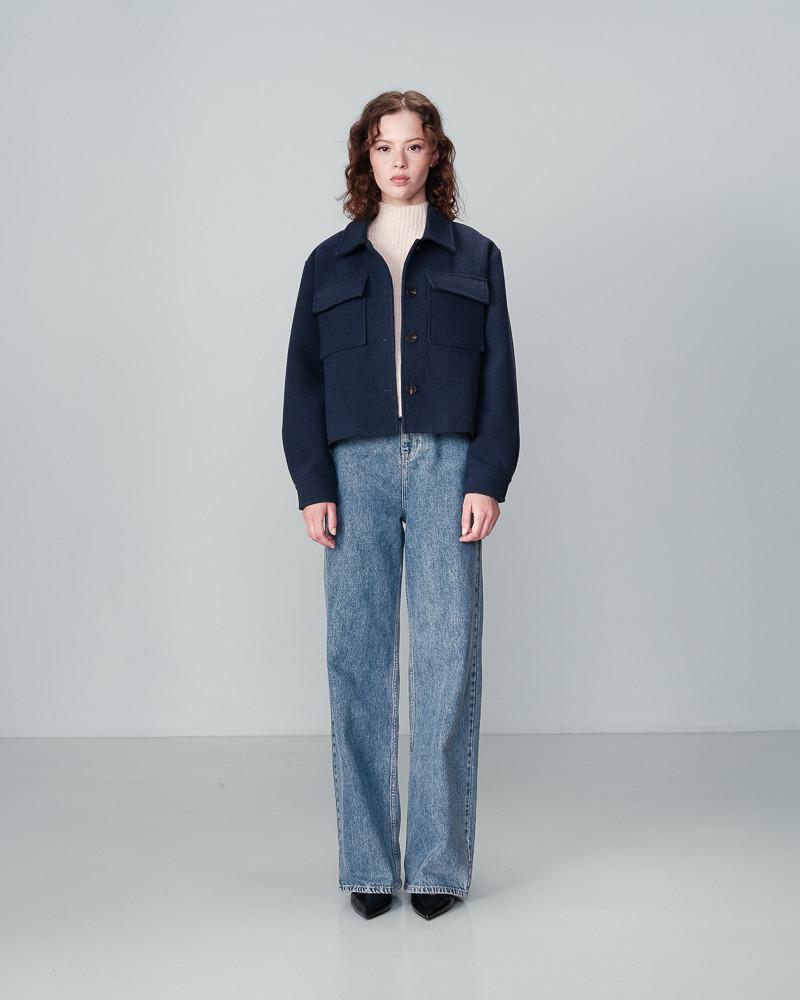 grace & mila VESTE BLEU NOVEMBRE