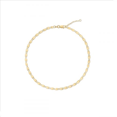 graziella 10KT Yellow Gold 10" Valentino Chain Anklet