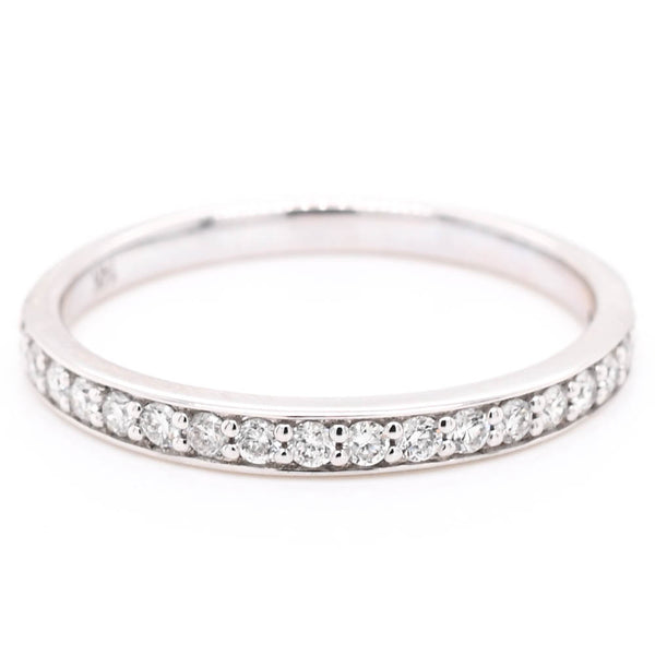 graziella 14KT White Gold 0.25CTW Diamond Wedding Band