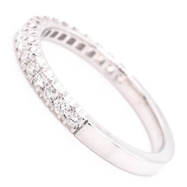 Graziella 14KT White Gold 0.26CTW Diamond Wedding Band