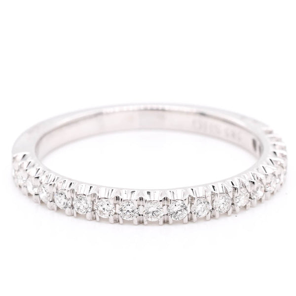 graziella 14KT White Gold 0.26CTW Diamond Wedding Band