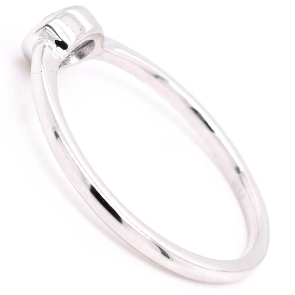 Graziella 14KT White Gold 0.31CT Oval Shape Natural Alexandrite Ring