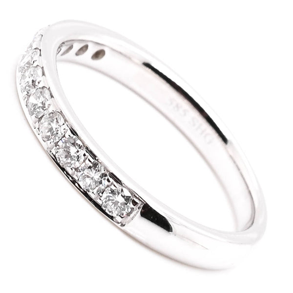 Graziella 14KT White Gold 0.41CTW Diamond Wedding Band