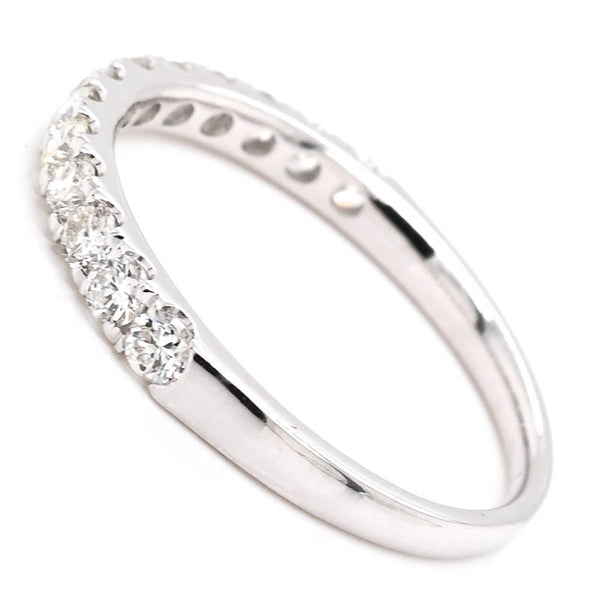 Graziella 14KT White Gold 0.50CTW Diamond Wedding Band