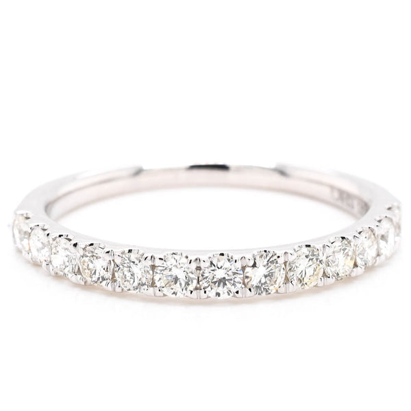 graziella 14KT White Gold 0.50CTW Diamond Wedding Band
