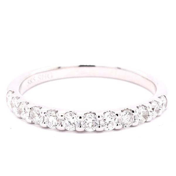 graziella 14KT White Gold 0.51CTW Diamond Wedding Band