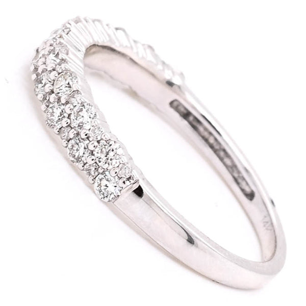 Graziella 14KT White Gold 0.54CTW Diamond Celebration Ring