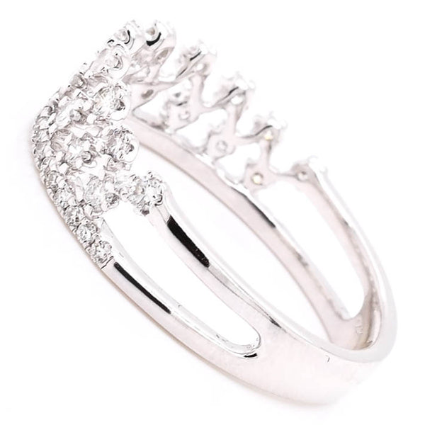 Graziella 14KT White Gold 0.54CTW Diamond Celebration Ring