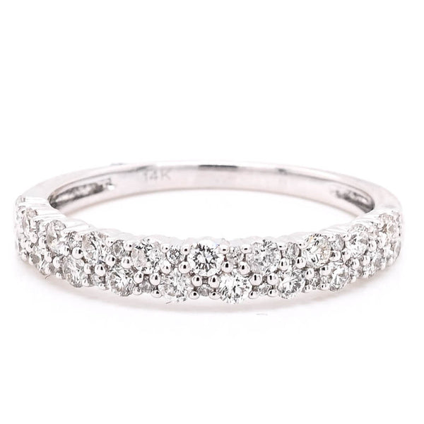 graziella 14KT White Gold 0.54CTW Diamond Celebration Ring
