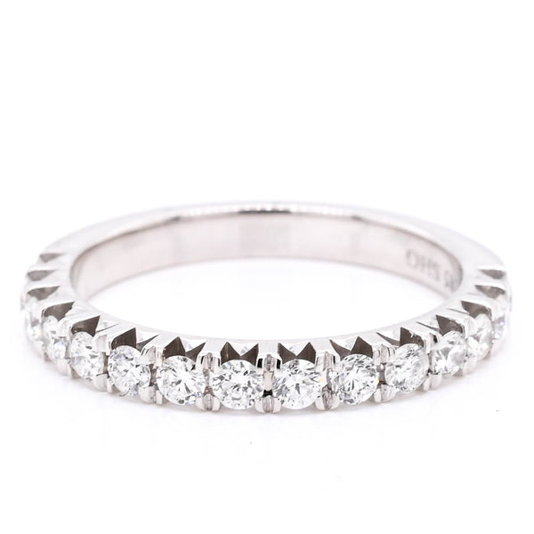 graziella 14KT White Gold 0.54CTW Diamond Wedding Band