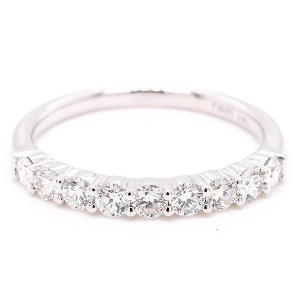 graziella 14KT White Gold 0.57CTW Diamond Wedding Band