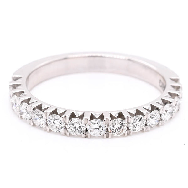 graziella 14KT White Gold 0.58CTW Diamond Wedding Band