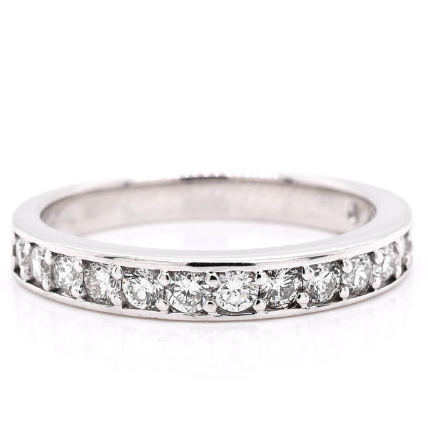 graziella 14KT White Gold 0.64CTW Diamond Wedding Band