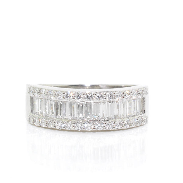 graziella 14KT White Gold 0.67CTW Diamond Celebration Ring
