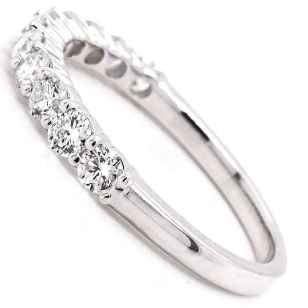 Graziella 14KT White Gold 0.70CTW Diamond Wedding Band
