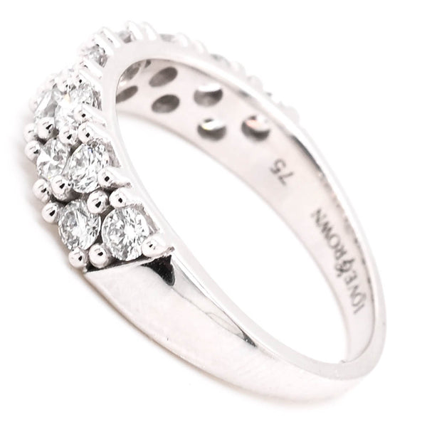 Graziella 14KT White Gold 0.75CTW VS F-G Colour Lab Grown Diamond Celebration Ring