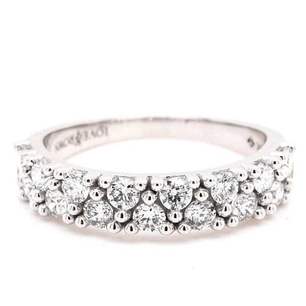 graziella 14KT White Gold 0.75CTW VS F-G Colour Lab Grown Diamond Celebration Ring