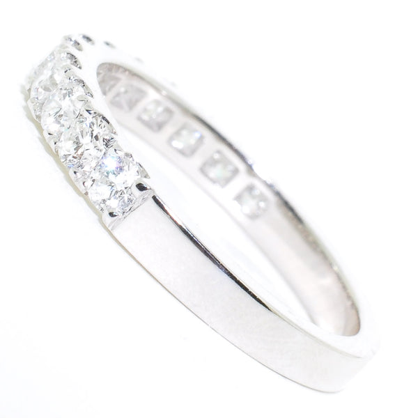 Graziella 14KT White Gold 0.77CTW Diamond Wedding Band