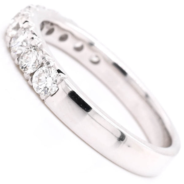 Graziella 14KT White Gold 0.77CTW Diamond Wedding Band