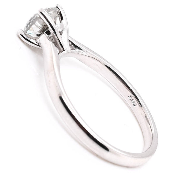 Graziella 14KT White Gold 0.95CT Round Brilliant Diamond Solitaire Engagement Ring