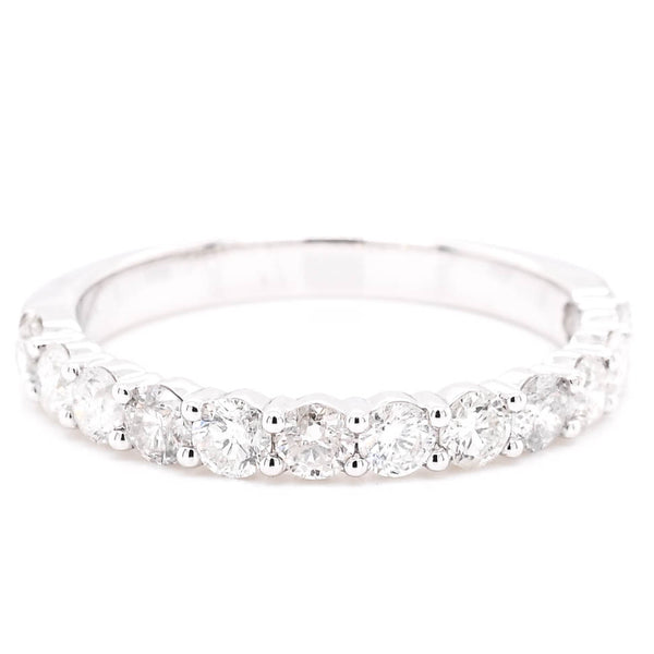 graziella 14KT White Gold 0.96CTW Diamond Wedding Band